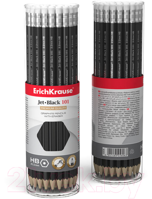 Простой карандаш Erich Krause Jet Black 101 HB / 45606