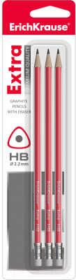 Набор простых карандашей Erich Krause Extra HB / 43572 - фото