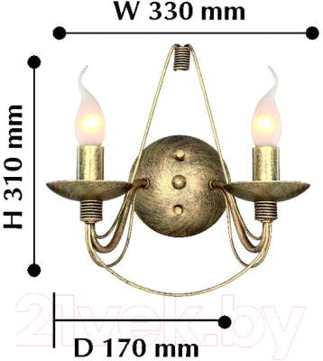 Бра FAVOURITE F-promo Chateau 2163-2W