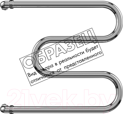 Полотенцесушитель водяной Terminus Эконом М-образный Aisi 32 600x500