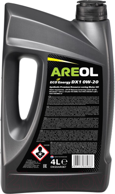 Моторное масло Areol Eco Energy DX1 0W20 / 0W20AR067