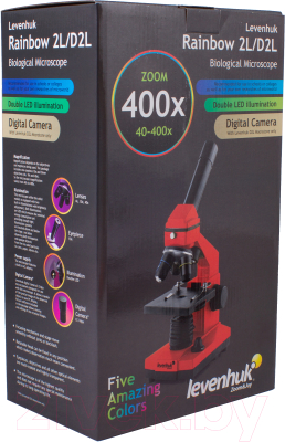 Микроскоп оптический Levenhuk Rainbow 2L / 69035