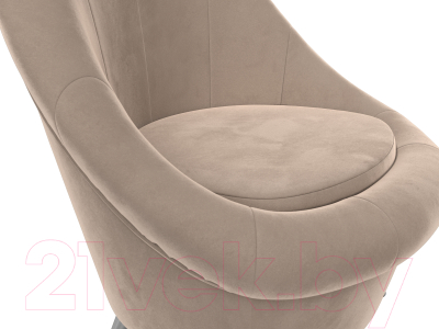 Кресло мягкое Лига Диванов 252 / 105532 (велюр, бежевый)