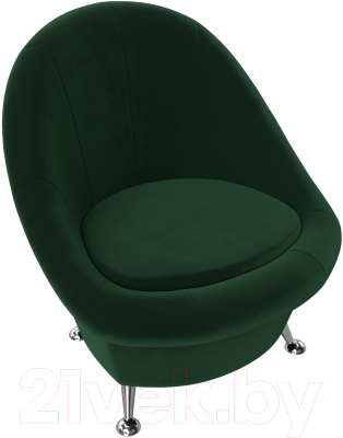 Кресло мягкое Лига Диванов 252 / 105535 (велюр, зеленый)