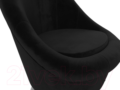 Кресло мягкое Лига Диванов 252 / 105539 (велюр, черный)