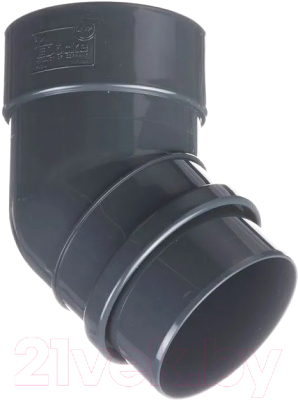 Колено трубы водосточной Docke Lux 45 градусов - фото