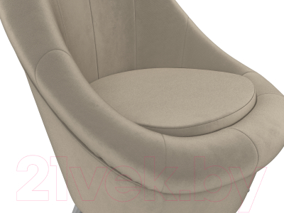 Кресло мягкое Лига Диванов 252 / 105540 (микровельвет, бежевый)