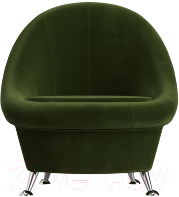 Кресло мягкое Лига Диванов 252 / 105541 (микровельвет, зеленый)