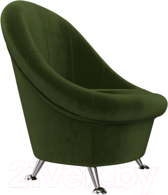 Кресло мягкое Лига Диванов 252 / 105541 (микровельвет, зеленый)