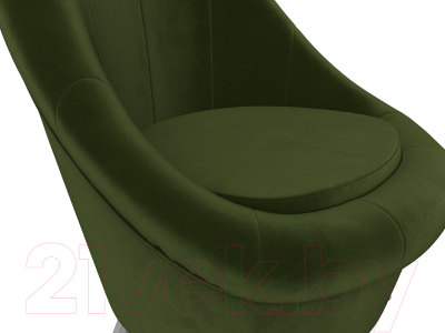 Кресло мягкое Лига Диванов 252 / 105541 (микровельвет, зеленый)