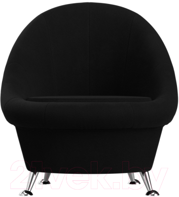 Кресло мягкое Лига Диванов 252 / 105544 (микровельвет, черный)