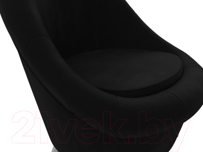 Кресло мягкое Лига Диванов 252 / 105544 (микровельвет, черный)