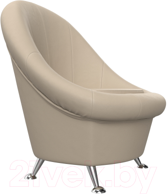 Кресло мягкое Лига Диванов 252 / 28238 (экокожа, бежевый)