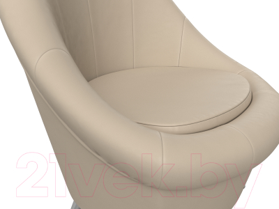 Кресло мягкое Лига Диванов 252 / 28238 (экокожа, бежевый)