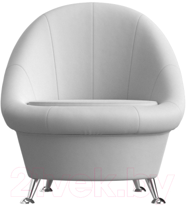 Кресло мягкое Лига Диванов 252 / 28240 (экокожа, белый)