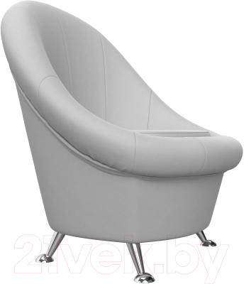 Кресло мягкое Лига Диванов 252 / 28240 (экокожа, белый)