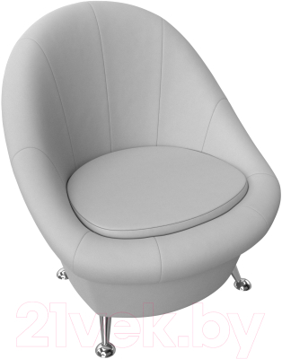 Кресло мягкое Лига Диванов 252 / 28240 (экокожа, белый)