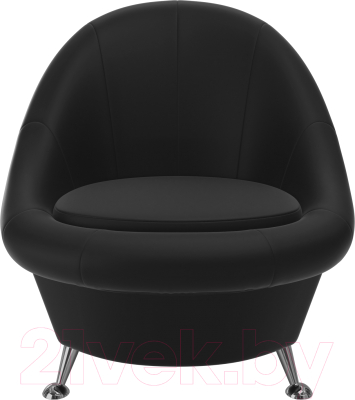 Кресло мягкое Лига Диванов 252 / 28243 (экокожа, черный)