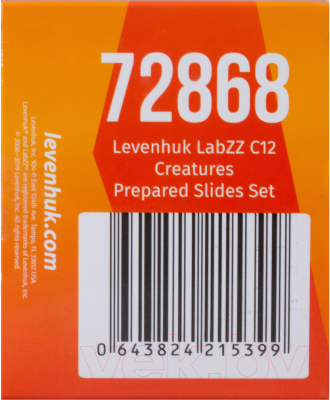 Набор микропрепаратов Levenhuk LabZZ C12 / 72868