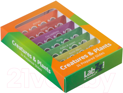 Набор микропрепаратов Levenhuk LabZZ CP24 / 72870 - фото