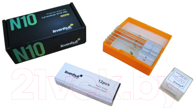 Набор микропрепаратов Levenhuk N10 NG / 29279 - фото