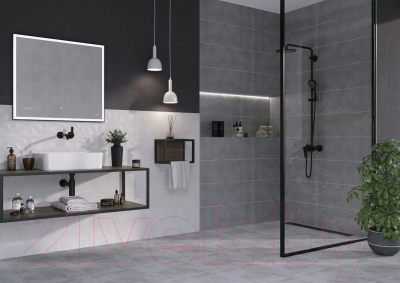 Зеркало Cersanit Led 011 80x70 / KN-LU-LED011-80-d-Os