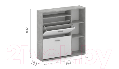 Тумба в прихожую Империал Толедо-1