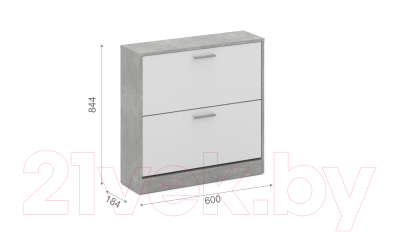 Тумба для обуви Империал 600 2-х дверная