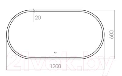 Зеркало Silver Mirrors Виола 60x120 / ФР-00001528
