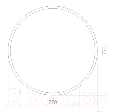 Зеркало Silver Mirrors Манхэттен D77 / ФР-00001425