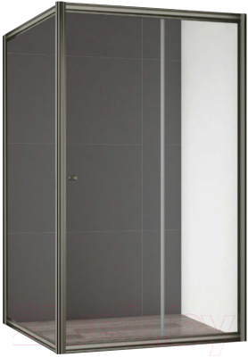 Душевой уголок Cezares GIUBILEO-AH-1-120/90-SCORREVOLE-C-Br - фото