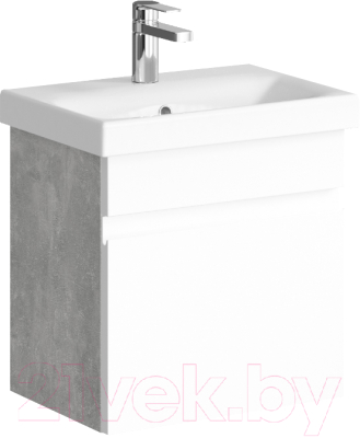 Тумба под умывальник Aqwella Smart 50 / SRT0105BS (подвесная) - фото