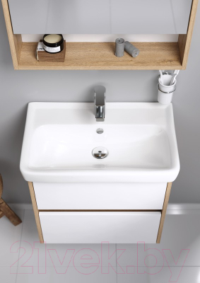 Тумба с умывальником Aqwella Сити 50 / SI0105DB/CI0105DB (подвесная)
