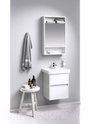 Тумба с умывальником Aqwella Сити 50 / SI0105DK/CI0105DK