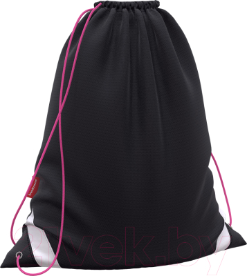 Мешок для обуви Erich Krause Black & Pink / 49160 - фото