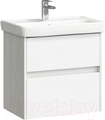 Тумба с умывальником Aqwella Сити 60 / SI0106DK/CI0106DK (подвесная) - фото