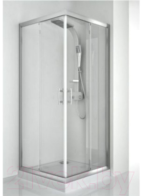 Душевой уголок Aquanet Alfa Cube 100x100 / NAA1142 (прозрачное стекло)