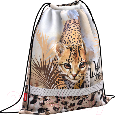 Мешок для обуви Erich Krause Wild Cat / 48437 - фото