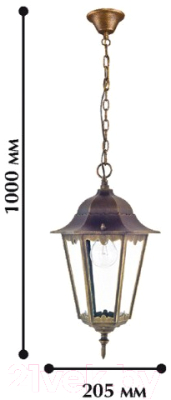 Светильник уличный FAVOURITE London 1808-1P