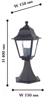 Светильник уличный FAVOURITE Leon 1812-1T