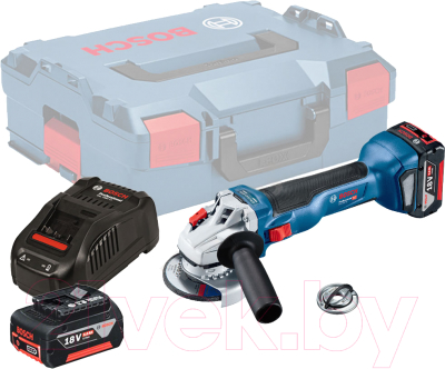 Профессиональная угловая шлифмашина Bosch GWS 18V-10 Solo - фото