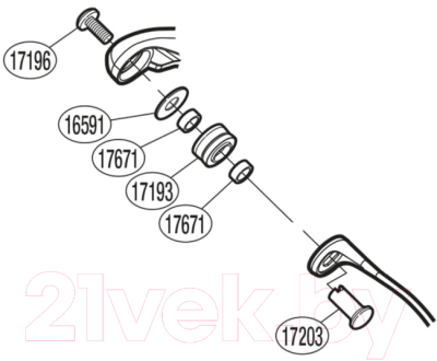 Ролик лесоукладывателя Shimano Line Roller Set / PK0360