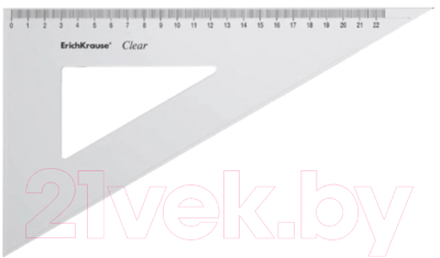 Треугольник Erich Krause Clear / 49568 - фото