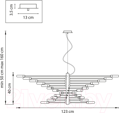 Люстра Lightstar Ragno 733247