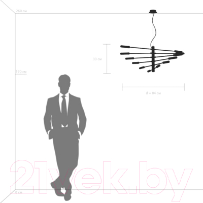 Люстра Lightstar Ragno 733127