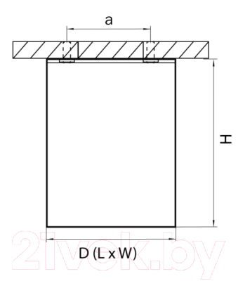 Точечный светильник Lightstar Rettango 052077