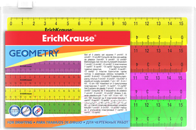 Линейка Erich Krause Neon Solid / 50573