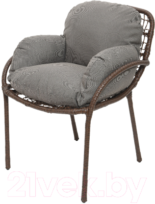 Кресло садовое GreenDeco Эльба 9840415 (коричневый) - фото