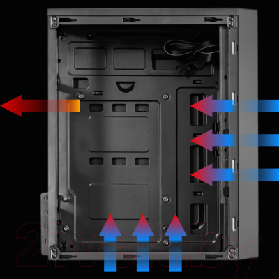 Корпус для компьютера Ginzzu B180