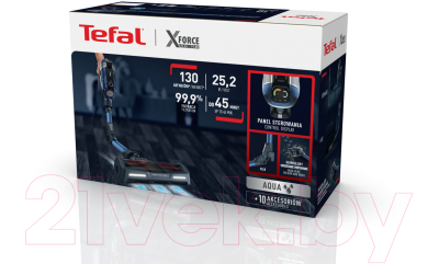 Вертикальный пылесос Tefal TY9890WO